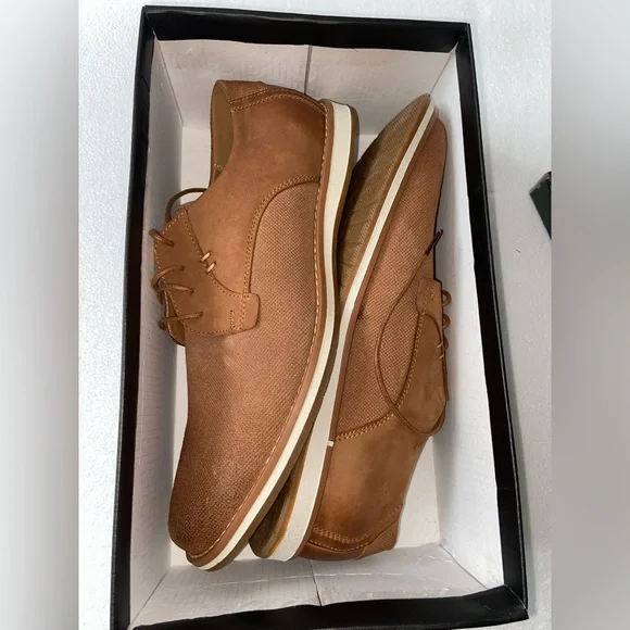 Zanzara Men's Homer OxfordIn Cognac Color Size 11 Brand New White Box